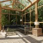 vidaXL Set de muebles de jardín 6 pzas y cojines ratán sintético gris vidaXL Set de muebles de jardín 6 pzas y cojines ratán sintético gris