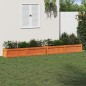 vidaXL Jardineras de exterior 2 uds madera maciza de pino marrón cera vidaXL Jardineras de exterior 2 uds madera maciza de pino marrón cera