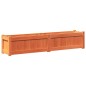 vidaXL Jardineras de exterior 2 uds madera maciza de pino marrón cera vidaXL Jardineras de exterior 2 uds madera maciza de pino marrón cera