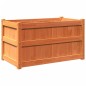 vidaXL Jardineras de exterior 2 uds madera maciza de pino marrón cera vidaXL Jardineras de exterior 2 uds madera maciza de pino marrón cera
