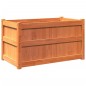 vidaXL Jardineras de exterior 2 uds madera maciza de pino marrón cera vidaXL Jardineras de exterior 2 uds madera maciza de pino marrón cera
