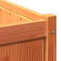 vidaXL Jardineras de exterior 2 uds madera maciza de pino marrón cera vidaXL Jardineras de exterior 2 uds madera maciza de pino marrón cera