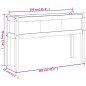 vidaXL Jardinera con patas madera maciza pino marrón cera 110x31x70 cm vidaXL Jardinera con patas madera maciza pino marrón cera 110x31x70 cm