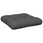 vidaXL Cojín para sofá de palets de tela antracita 60x61,5x10 cm vidaXL Cojín para sofá de palets de tela antracita 60x61,5x10 cm