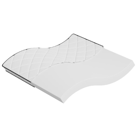 vidaXL Colchón de espuma dureza media suave 200x200 cm