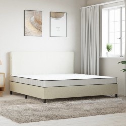 vidaXL Colchón de espuma dureza media suave 200x200 cm