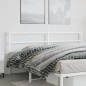 vidaXL Cabecero de metal blanco 193 cm vidaXL Cabecero de metal blanco 193 cm