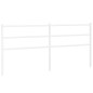 vidaXL Cabecero de metal blanco 193 cm vidaXL Cabecero de metal blanco 193 cm