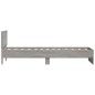 vidaXL Cama con cabecero madera de ingeniería gris Sonoma 75x190 cm vidaXL Cama con cabecero madera de ingeniería gris Sonoma 75x190 cm