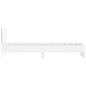 vidaXL Estructura de cama con cabecero y luces LED blanco 90x200 cm vidaXL Estructura de cama con cabecero y luces LED blanco 90x200 cm