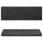 vidaXL Alfombrillas de escalera 10 unidades gris 65x21x4 cm vidaXL Alfombrillas de escalera 10 unidades gris 65x21x4 cm