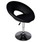 vidaXL Taburete de bar cuero sintético negro vidaXL Taburete de bar cuero sintético negro