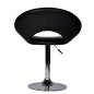 vidaXL Taburete de bar cuero sintético negro vidaXL Taburete de bar cuero sintético negro