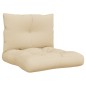 vidaXL Cojines para palets 2 unidades tela beige vidaXL Cojines para palets 2 unidades tela beige