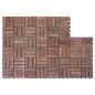 vidaXL Baldosas de terraza 11 uds madera maciza reciclada 30x30 cm vidaXL Baldosas de terraza 11 uds madera maciza reciclada 30x30 cm