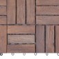 vidaXL Baldosas de terraza 11 uds madera maciza reciclada 30x30 cm vidaXL Baldosas de terraza 11 uds madera maciza reciclada 30x30 cm