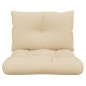 vidaXL Cojines para palets 2 unidades tela beige vidaXL Cojines para palets 2 unidades tela beige