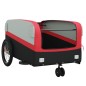 vidaXL Remolque para bicicleta hierro negro y rojo 45 kg vidaXL Remolque para bicicleta hierro negro y rojo 45 kg