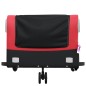 vidaXL Remolque para bicicleta hierro negro y rojo 45 kg vidaXL Remolque para bicicleta hierro negro y rojo 45 kg