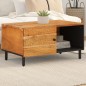 vidaXL Mesa de centro madera maciza de acacia 80x50x40 cm vidaXL Mesa de centro madera maciza de acacia 80x50x40 cm