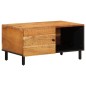 vidaXL Mesa de centro madera maciza de acacia 80x50x40 cm vidaXL Mesa de centro madera maciza de acacia 80x50x40 cm