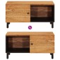 vidaXL Mesa de centro madera maciza de acacia 80x50x40 cm vidaXL Mesa de centro madera maciza de acacia 80x50x40 cm
