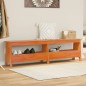 vidaXL Banco de recibidor madera maciza pino marrón cera 160x28x45 cm vidaXL Banco de recibidor madera maciza pino marrón cera 160x28x45 cm