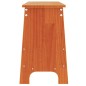 vidaXL Banco de recibidor madera maciza pino marrón cera 160x28x45 cm vidaXL Banco de recibidor madera maciza pino marrón cera 160x28x45 cm