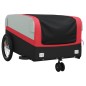 vidaXL Remolque para bicicleta hierro negro y rojo 45 kg vidaXL Remolque para bicicleta hierro negro y rojo 45 kg