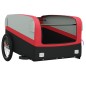 vidaXL Remolque para bicicleta hierro negro y rojo 45 kg vidaXL Remolque para bicicleta hierro negro y rojo 45 kg