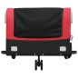 vidaXL Remolque para bicicleta hierro negro y rojo 45 kg vidaXL Remolque para bicicleta hierro negro y rojo 45 kg
