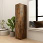 vidaXL Armario boticario contrachapado roble ahumado 30x42,5x150 cm