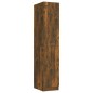vidaXL Armario boticario contrachapado roble ahumado 30x42,5x150 cm