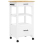vidaXL Carrito de cocina MONZA madera maciza de pino 48x40x90 cm vidaXL Carrito de cocina MONZA madera maciza de pino 48x40x90 cm