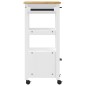 vidaXL Carrito de cocina MONZA madera maciza de pino 48x40x90 cm vidaXL Carrito de cocina MONZA madera maciza de pino 48x40x90 cm