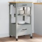 vidaXL Carrito de cocina MONZA madera maciza de pino 48x40x90 cm