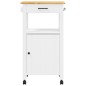 vidaXL Carrito de cocina MONZA madera maciza de pino 48x40x90 cm vidaXL Carrito de cocina MONZA madera maciza de pino 48x40x90 cm