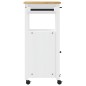 vidaXL Carrito de cocina MONZA madera maciza de pino 48x40x90 cm vidaXL Carrito de cocina MONZA madera maciza de pino 48x40x90 cm