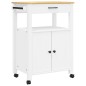 vidaXL Carrito de cocina MONZA madera maciza de pino 60x40x90 cm vidaXL Carrito de cocina MONZA madera maciza de pino 60x40x90 cm