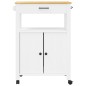 vidaXL Carrito de cocina MONZA madera maciza de pino 60x40x90 cm vidaXL Carrito de cocina MONZA madera maciza de pino 60x40x90 cm