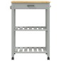 vidaXL Carrito de cocina MONZA madera maciza de pino 60x40x90 cm vidaXL Carrito de cocina MONZA madera maciza de pino 60x40x90 cm