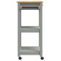 vidaXL Carrito de cocina MONZA madera maciza de pino 60x40x90 cm vidaXL Carrito de cocina MONZA madera maciza de pino 60x40x90 cm