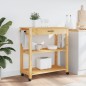 vidaXL Carrito de cocina MONZA madera maciza de pino 84x40x90 cm vidaXL Carrito de cocina MONZA madera maciza de pino 84x40x90 cm