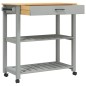 vidaXL Carrito de cocina MONZA madera maciza de pino 84x40x90 cm vidaXL Carrito de cocina MONZA madera maciza de pino 84x40x90 cm