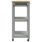 vidaXL Carrito de cocina MONZA madera maciza de pino 84x40x90 cm vidaXL Carrito de cocina MONZA madera maciza de pino 84x40x90 cm
