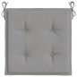 vidaXL Cojines de silla de jardín 2 uds tela Oxford gris 50x50x3 cm vidaXL Cojines de silla de jardín 2 uds tela Oxford gris 50x50x3 cm
