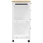 vidaXL Carrito de cocina MONZA madera maciza de pino 84x40x90 cm vidaXL Carrito de cocina MONZA madera maciza de pino 84x40x90 cm