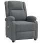 vidaXL Sillón de masaje de tela gris oscuro vidaXL Sillón de masaje de tela gris oscuro