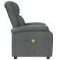 vidaXL Sillón de masaje de tela gris oscuro vidaXL Sillón de masaje de tela gris oscuro