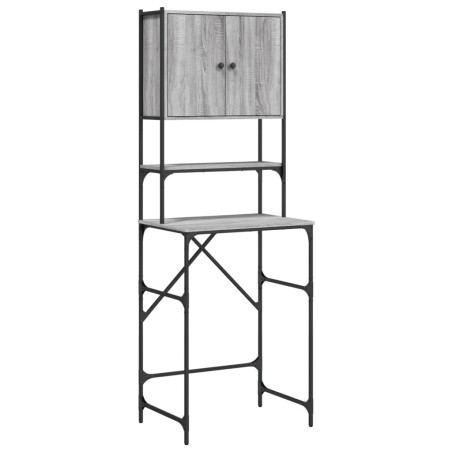 vidaXL Armario de lavadora gris Sonoma 68x48,5x194 cm